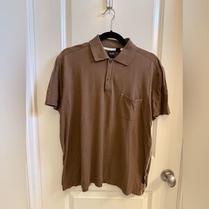 BOSS Hugo Boss Men's Brown Polo Shirt - XL